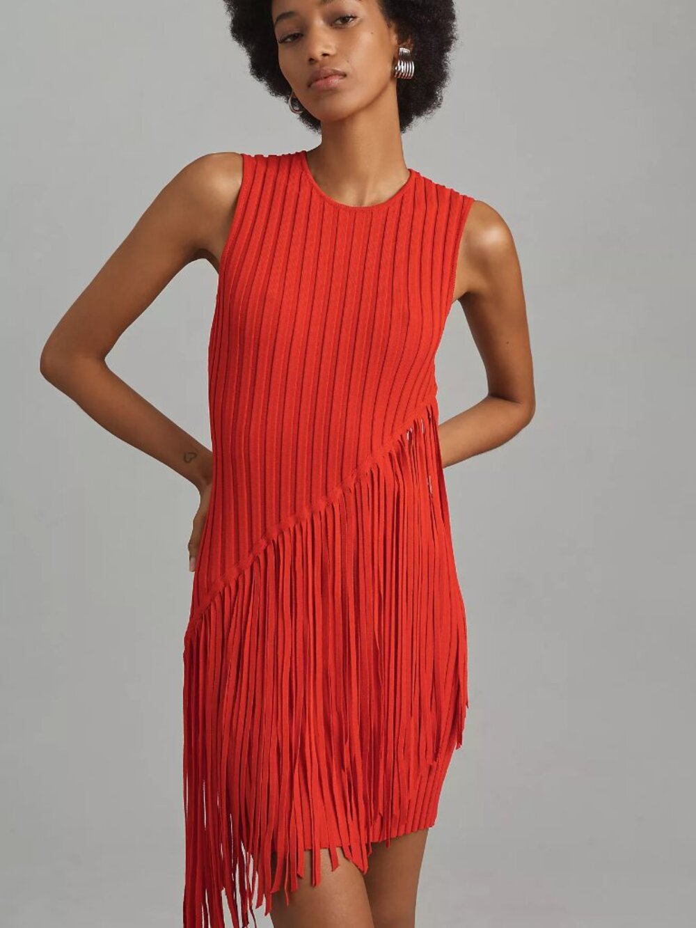 SIMONMILLER Spiral Knit Mini Dress